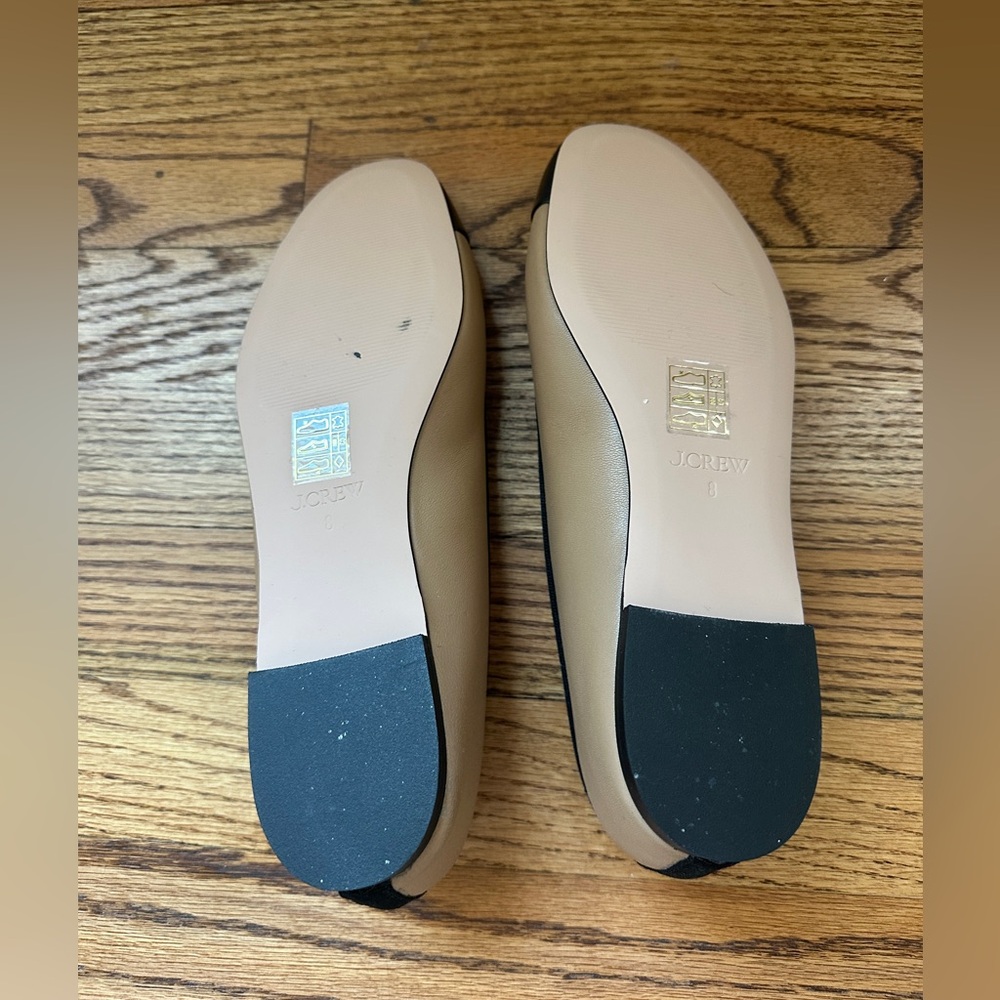 Zoe cap toe ballet flats in leather - Picture 6 of 9